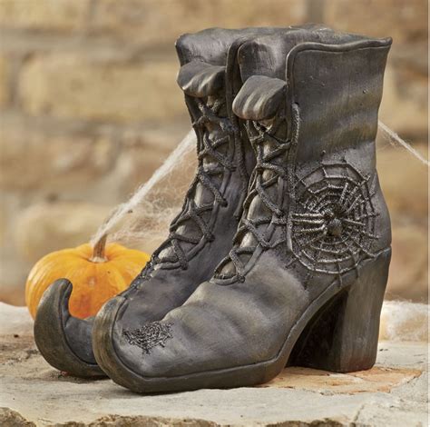 witch yard decoration|decorative witches boots for outside.